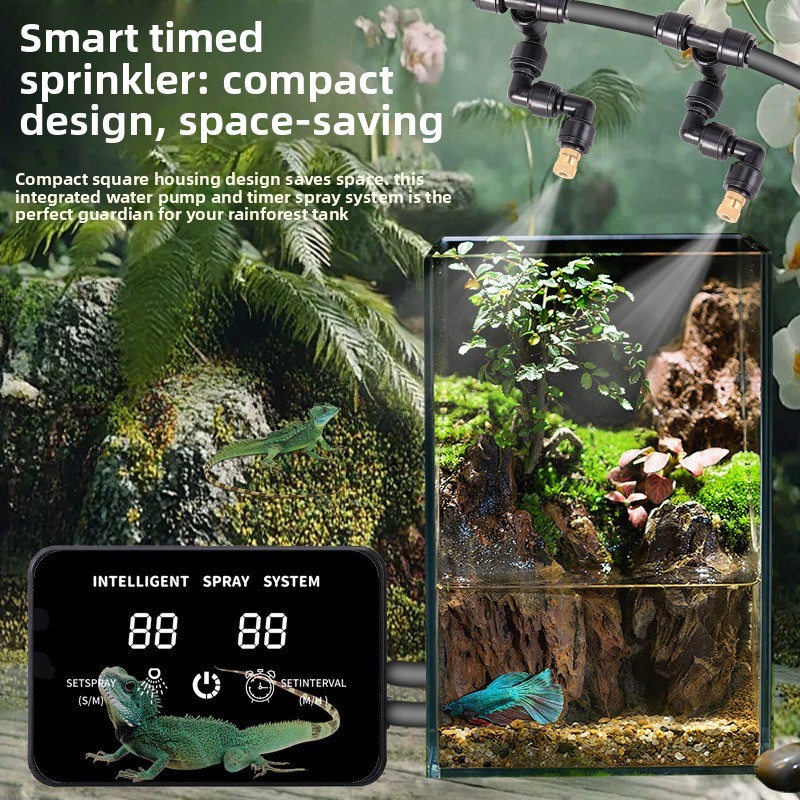 Mini-sproeisysteem voor regenw - Misting Nozzle Reptile recensie en prijs